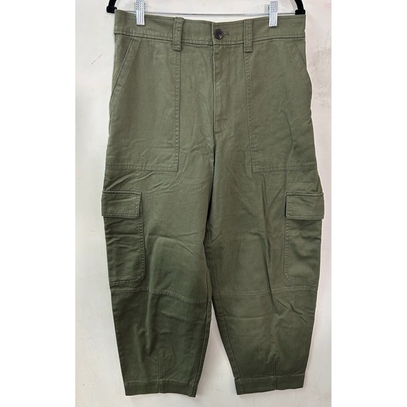 Free Assembly Pants - Free Assembly‎ Womens Size 14 Cargo Hiking Pants Active Stretch Olive Green Gorp